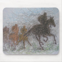 racing horse mousepads