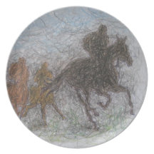 racing horse plate