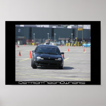 Racing in Detroit Print