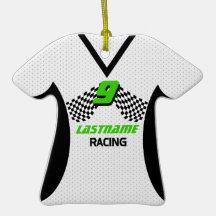 Racing Jersy Photo Keepsake Ornament
