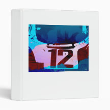 Racing number 12 binder