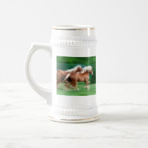 Racing Palomino Horses Beer Stein Coffee Mugs