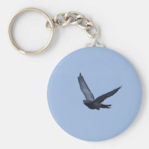 Racing Pigeon Coming Home Keychain
