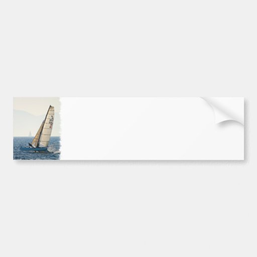 Racing Sailboat Bumper Stickers