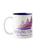 Racing Stripes _SAILING USA_San Francisco mugs
