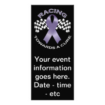 Racing Towards a Cure v2 - All Cancer - rack card