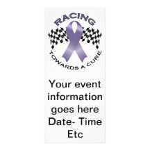 Racing Towards a Cure v2 - All Cancer - rack cards