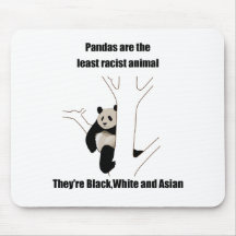 Racist panda mousepad