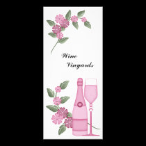 Rack Card Fine Wine rack cards