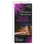 Rack Card Printing, Pink Night Club or Party Theme rack cards