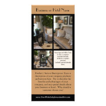 Rack Card Template, Hotels, Businesses, Restaurant