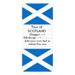 Rack Card with Flag of Scotland