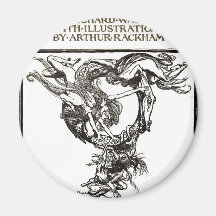 Rackham's Rhinegold Fridge Magnet