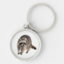 Racoon  Plain Key Chain