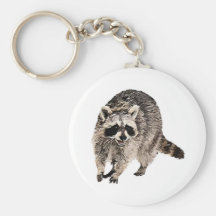 Racoon plain keychains