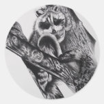 Racoon Products Round Stickers