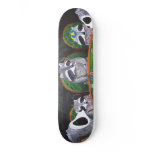 Racoons Playing Poker skateboards