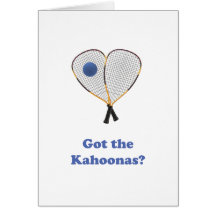 Racquetball Kahoonas Card