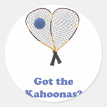 Racquetball Kahoonas Sticker