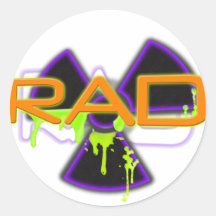 Rad Autocollants Ronds