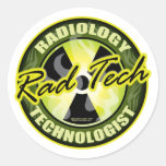 Rad Tech Round Sticker