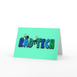Rad Tech With Stick People and Xrays Design Cards