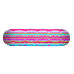 Rad Zag Girly Pink & Pretty Board Custom Skate Board