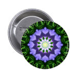 Radial Baptisia Pinback Buttons