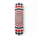 Radial Card Suits: Skateboard