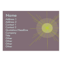 Radial - Chubby Business Card