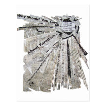 Radial Explosion Postcard
