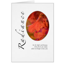 Radiance Autumn Leaf cards