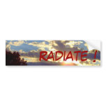 Radiance Bumper Sticker - custom text