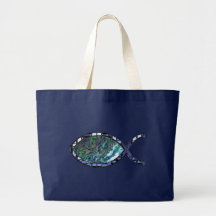 Radiant Christian Fish Symbol Bag