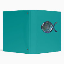 Radiant Christian Fish Symbol Binders