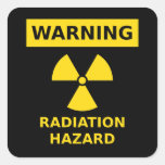 Radiation Hazard Sticker