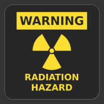 Radiation Hazard Sticker stickers