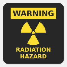 Radiation Hazard Sticker