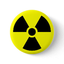 Radiation Sign Pins