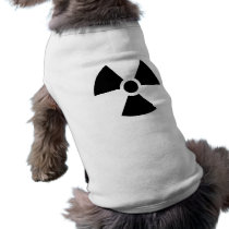 Radiation Sign Pet T Shirt