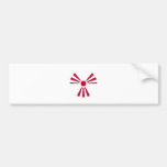 Radiation Sign (Rising Sun) Bumper Sticker