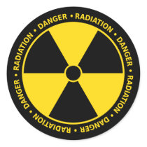 Radiation Symbol Sticker