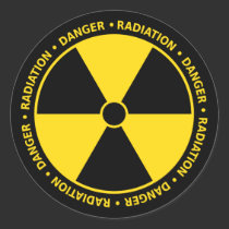 Radiation Symbol Sticker stickers