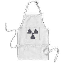 Radiation Trefoil Sign Symbol Warning Sign Symbol Apron