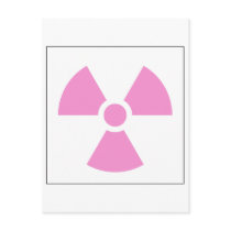 Radiation Trefoil Sign Symbol Warning Sign Symbol