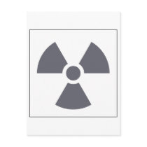 Radiation Trefoil Sign Symbol Warning Sign Symbol
