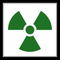 Radiation Trefoil Sign Symbol Warning Sign Symbol posters