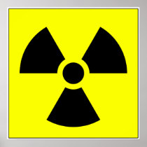Radiation Trefoil Sign Symbol Warning Sign Symbol