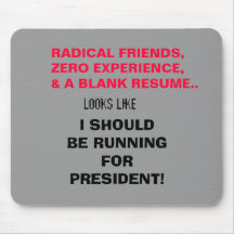 RADICAL FRIENDS,ZERO EXPERIENCE,& A BLANK RESUM MOUSE PADS