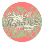 Radical Habits Surfing Tshirts and Gifts Stickers